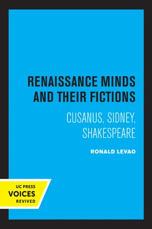 Book cover image for: Renaissance Minds and Their Fictions