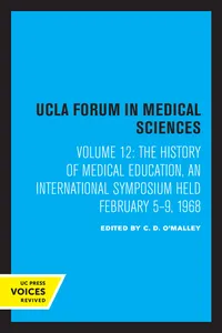 The History of Medical Education_cover