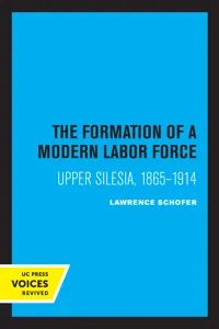 The Formation of a Modern Labor Force_cover