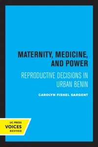 Maternity, Medicine, and Power_cover