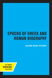 Epochs of Greek and Roman Biography_cover