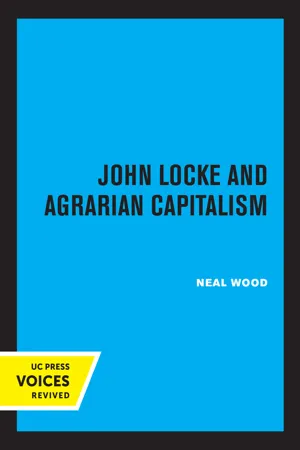 John Locke and Agrarian Capitalism