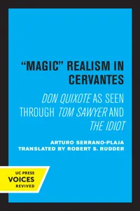 Magic Realism in Cervantes_cover