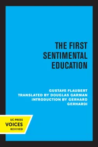 The First Sentimental Education_cover