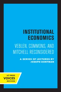 Institutional Economics_cover