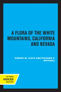 A Flora of the White Mountains, California and Nevada_cover