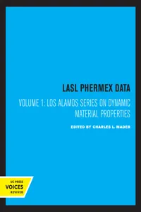LASL Phermex Data, Vol. I_cover