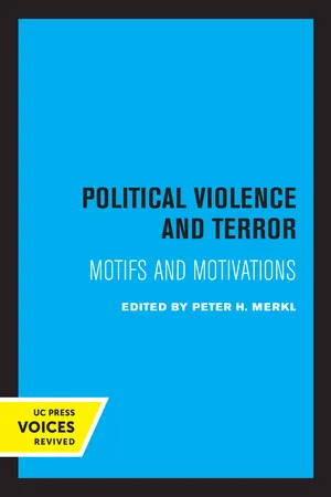 Book cover image for: Political Violence and Terror