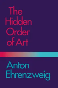 The Hidden Order of Art_cover