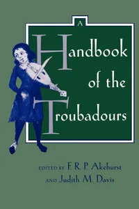 A Handbook of the Troubadours_cover