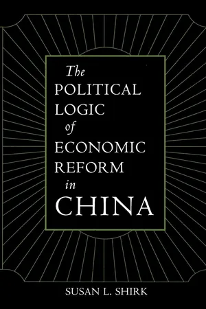 The Political Logic of Economic Reform in China