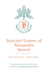 Selected Letters of Alessandra Strozzi, Bilingual edition_cover