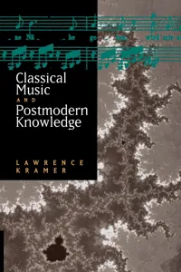 Classical Music and Postmodern Knowledge_cover