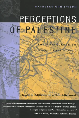Book cover image for: Perceptions of Palestine