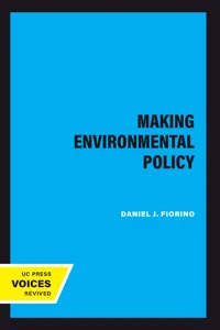 Making Environmental Policy_cover