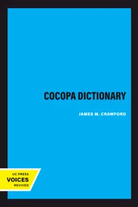 Cocopa Dictionary_cover