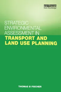 Strategic Environmental Assessment in Transport and Land Use Planning_cover