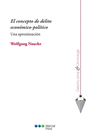 El concepto de delito económico-político