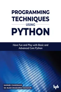 Programming Techniques using Python_cover