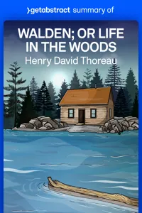 Summary of Walden; or Life in the Woods by Henry Thoreau_cover