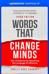 Summary of Words That Change Minds by Shelle Charvet_cover