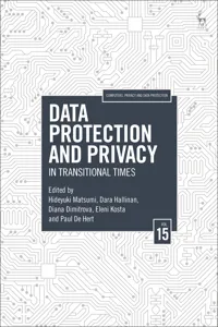 Data Protection and Privacy, Volume 15_cover