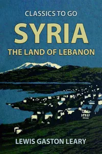 Syria, The Land of Lebanon_cover