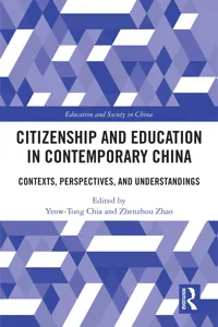 Citizenship and Education in Contemporary China_cover