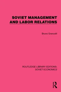 Soviet Management and Labor Relations_cover