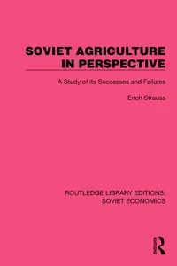 Soviet Agriculture in Perspective_cover