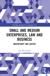 Small and Medium Enterprises, Law and Business_cover