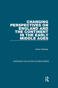 Changing Perspectives on England and the Continent in the Early Middle Ages_cover