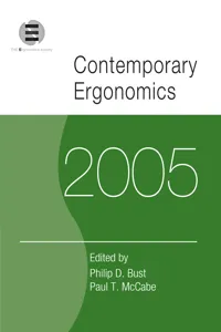 Contemporary Ergonomics 2005_cover