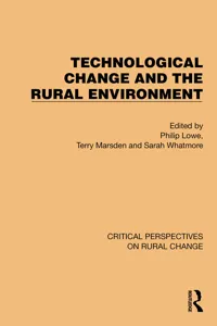 Technological Change and the Rural Environment_cover
