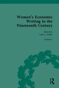 Women's Economic Writing in the Nineteenth Century_cover