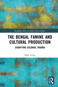 The Bengal Famine and Cultural Production_cover