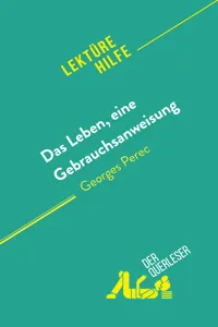 Das Leben, eine Gebrauchsanweisung_cover