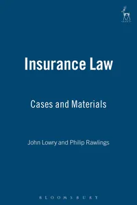 Insurance Law: Cases and Materials_cover