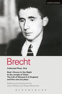 Brecht Collected Plays: 1_cover