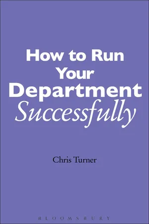 How to Run your Department Successfully