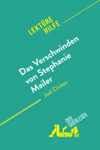 Das Verschwinden von Stephanie Mailer_cover