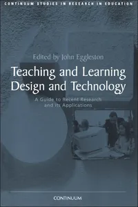 Teaching and Learning Design and Technology_cover