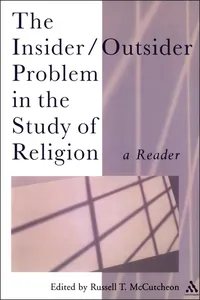 The Insider/Outsider Problem in the Study of Religion_cover