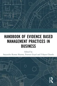 Handbook of Evidence Based Management Practices in Business_cover