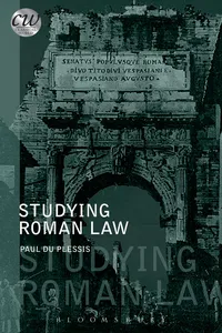 Studying Roman Law_cover