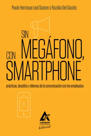 Sin megáfono, con smartphone