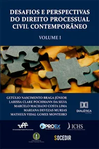Desafios e Perspectivas do Direito Processual Civil Contemporâneo - Volume 1_cover