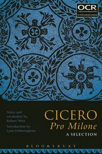 Cicero Pro Milone: A Selection_cover