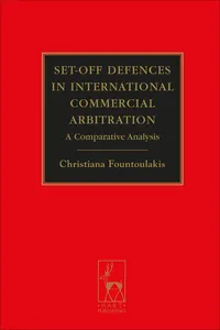 Set-off Defences in International Commercial Arbitration_cover
