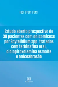 Estudo aberto prospectivo de 30 pacientes com onicomicose por Scytalidium spp. tratados com terbinafina oral, ciclopiroxolamina esmalte e onicoabrasão_cover